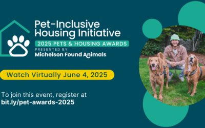 Join Us for the 2025 Pets & Housing Awards: Celebrating Leaders in Pet-Inclusive Living!